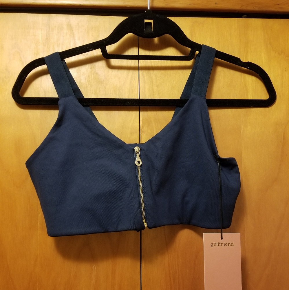 Sports Bra with Front Zipper